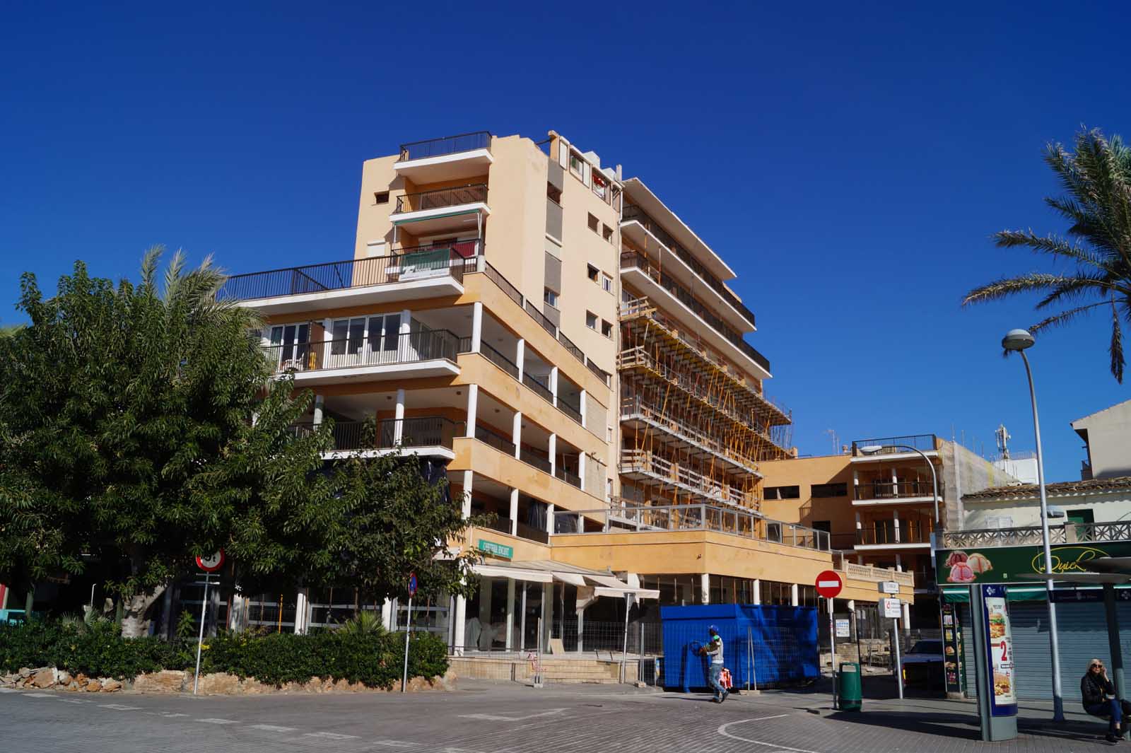 Bauarbeiten am Hotel Encant (1)