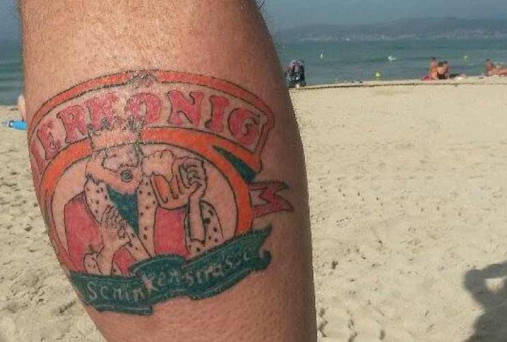 Tattoo im Urlaub am Ballermann auf Mallorca