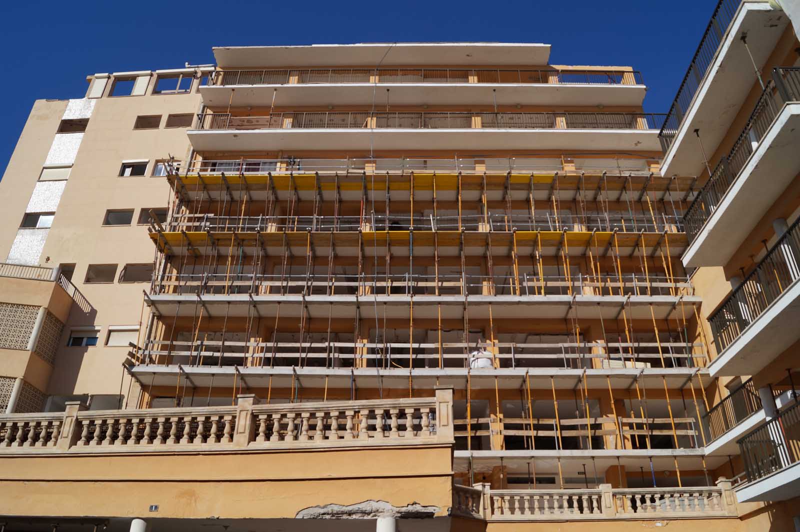 Bauarbeiten am Hotel Encant (3)