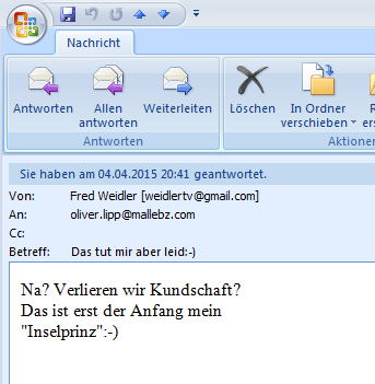 Fred Weidler Kundenklau Fred Weidler Kundenklau